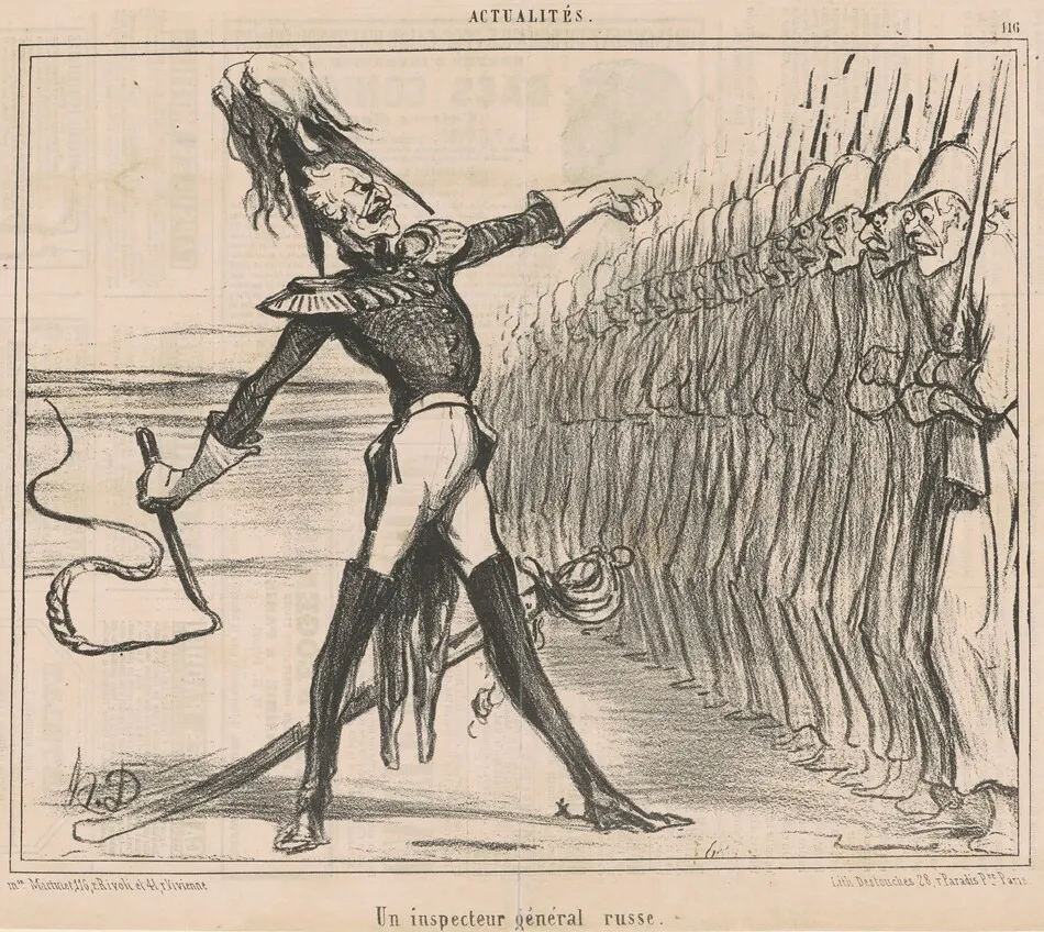 Un inspecteur général russe by Daumier, Honoré