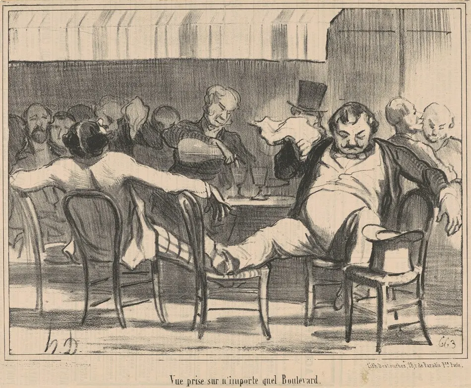 Vue prise sur n'importe quel boulevard by Daumier, Honoré