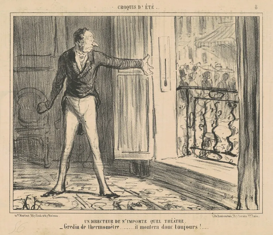 Un directeur de n'importe quel theatre by Daumier, Honoré