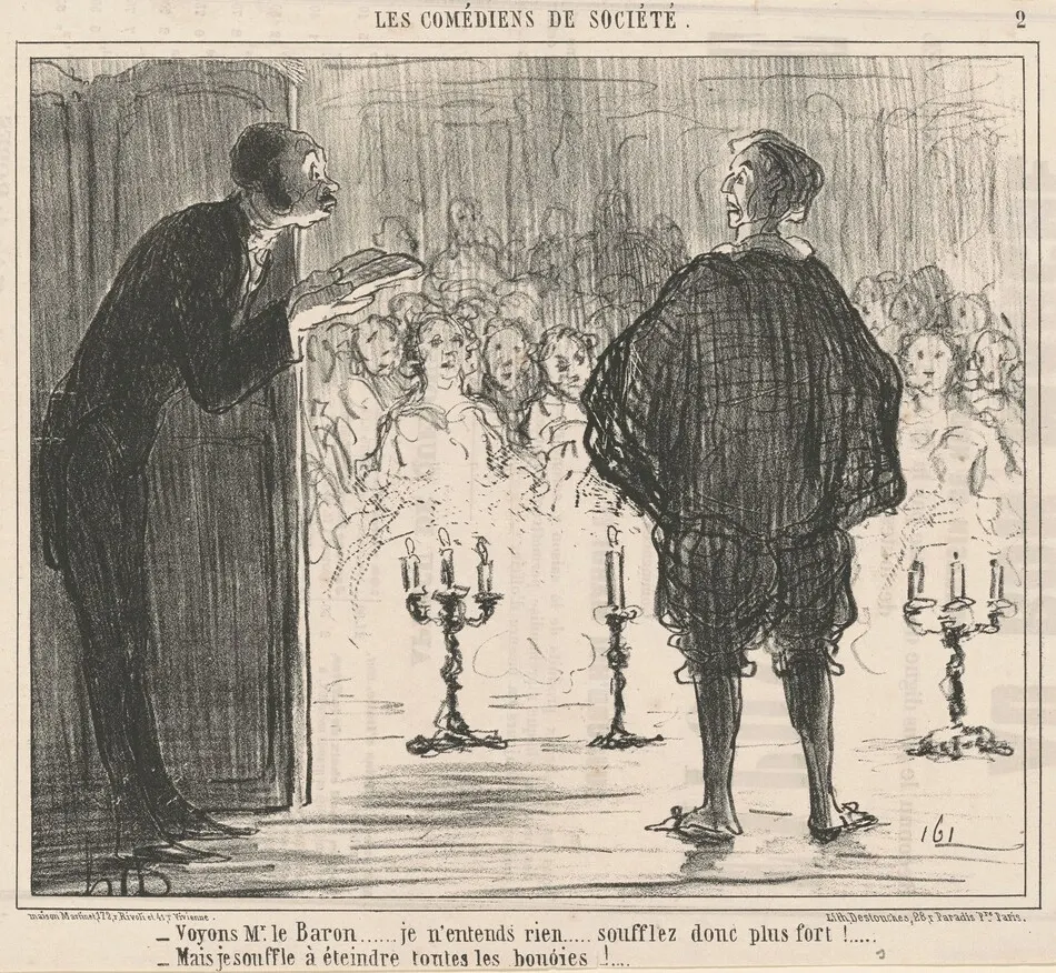 Voyons Mr. le Baron ... by Daumier, Honoré