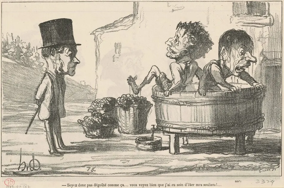 Soyez donc pas dégouté comme ca ... by Daumier, Honoré