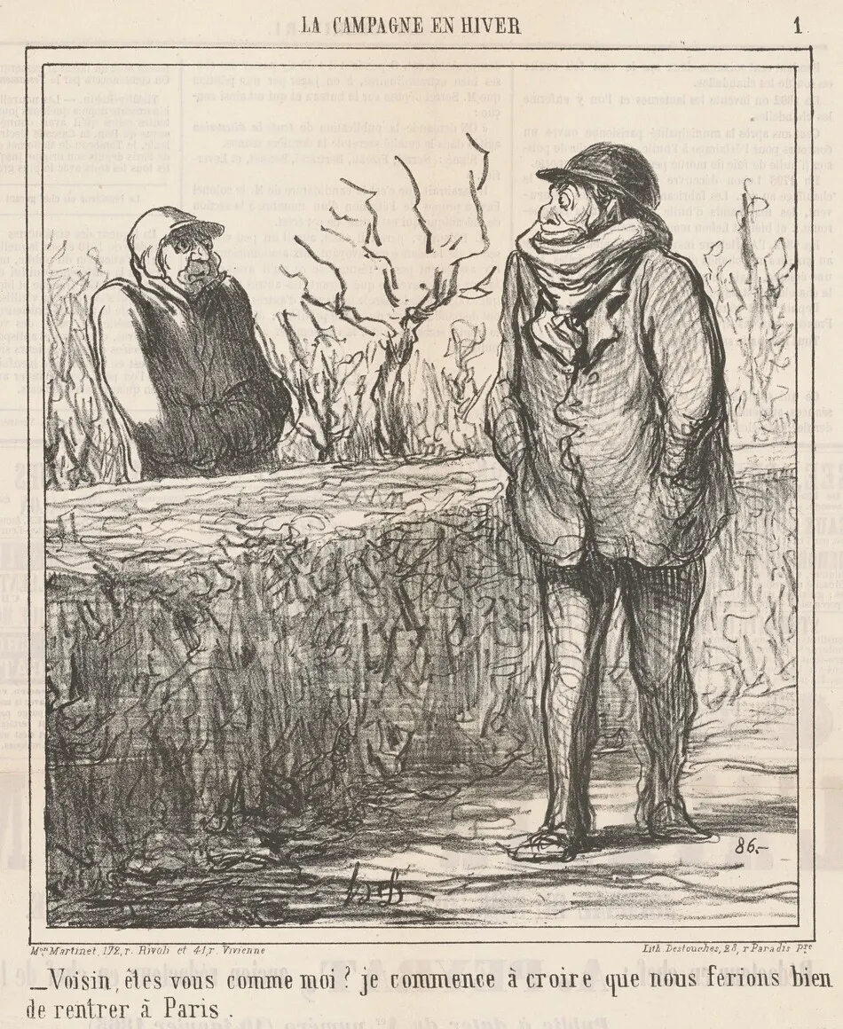 Voisin, êtes-vous comme moi? ... by Daumier, Honoré
