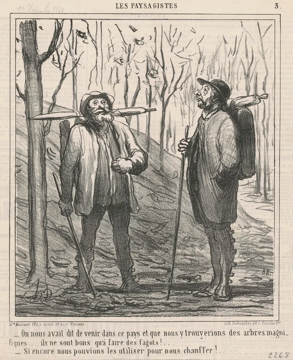 On nous avait dit de venir dans ce pays ... by Honoré Daumier