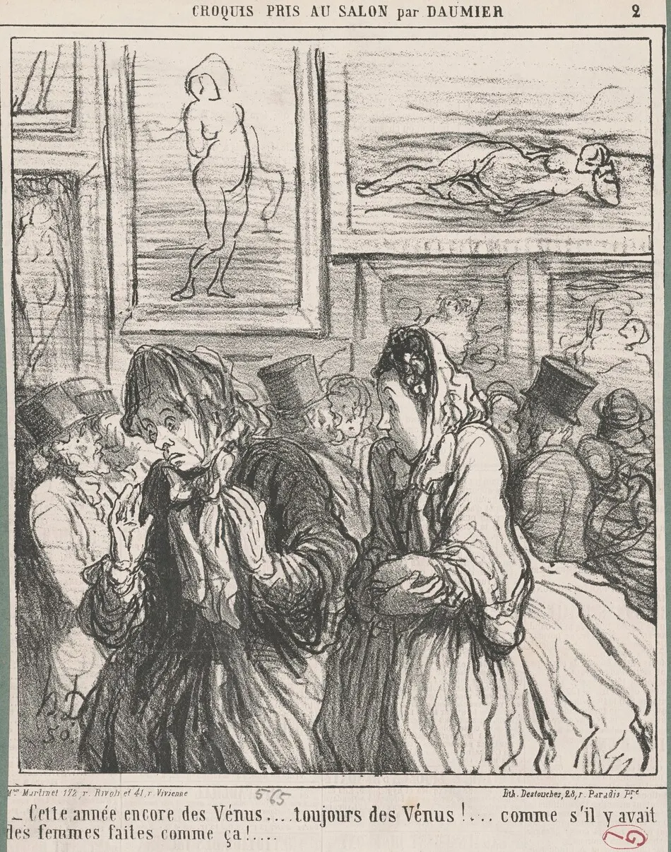 Cette année encore des vénus ... by Honoré Daumier