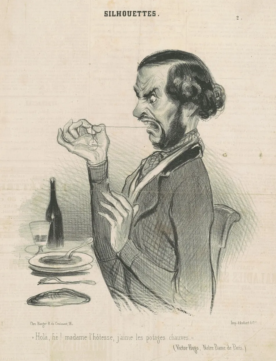 Hola, hé! Madame l'hotesse by Honoré Daumier