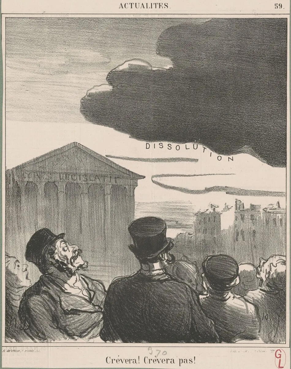 Crévera! Crévera pas! by Honoré Daumier