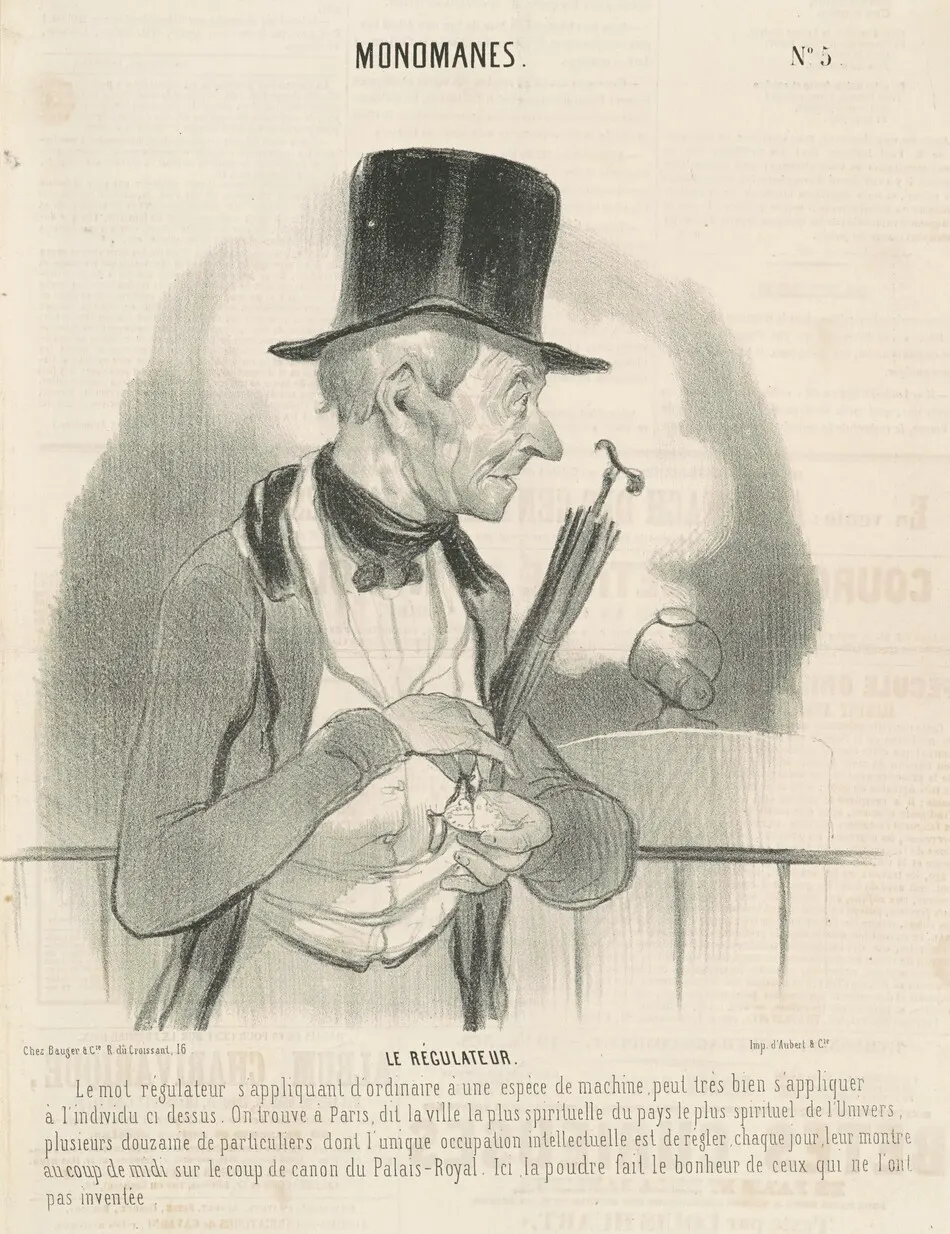 Le regulateur by Honoré Daumier