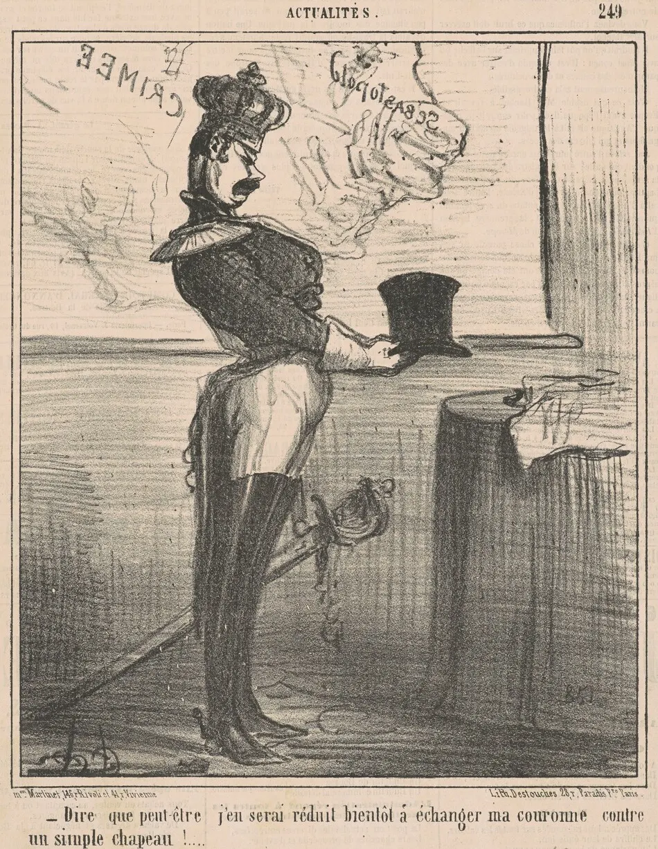 Dire que peut-être j'en serai réduit ... by Honoré Daumier