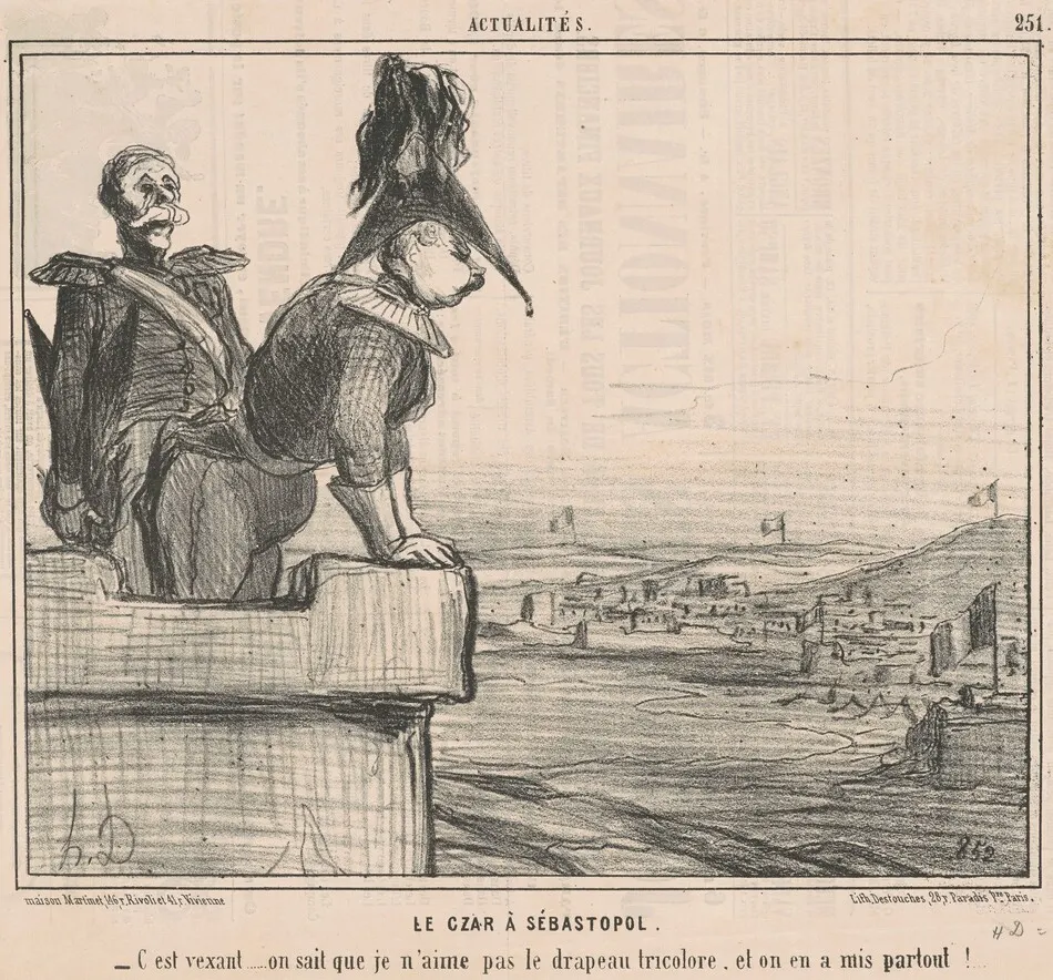 Le czar a Sébastopol by Honoré Daumier