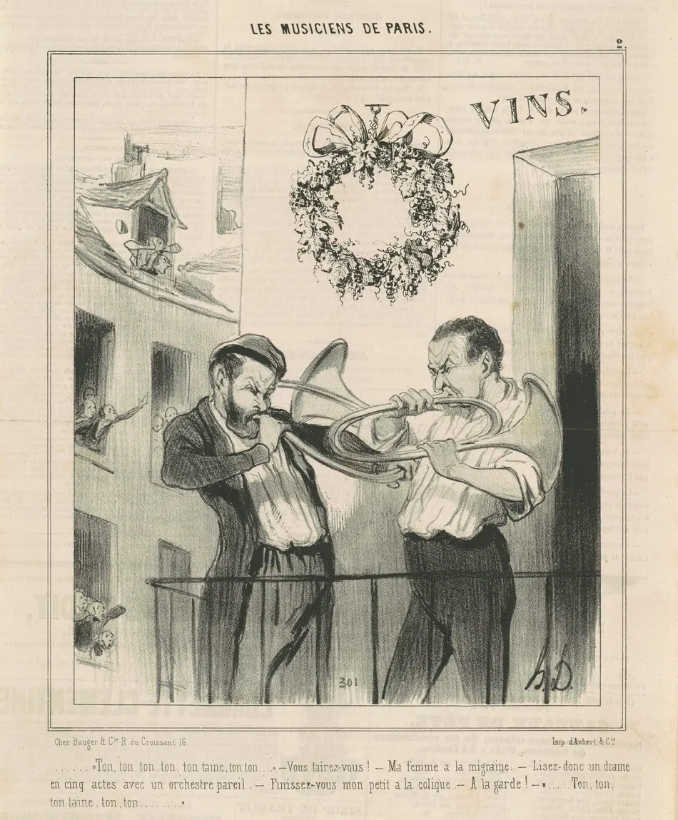 Ton, ton ... ton taine ... by Daumier, Honoré