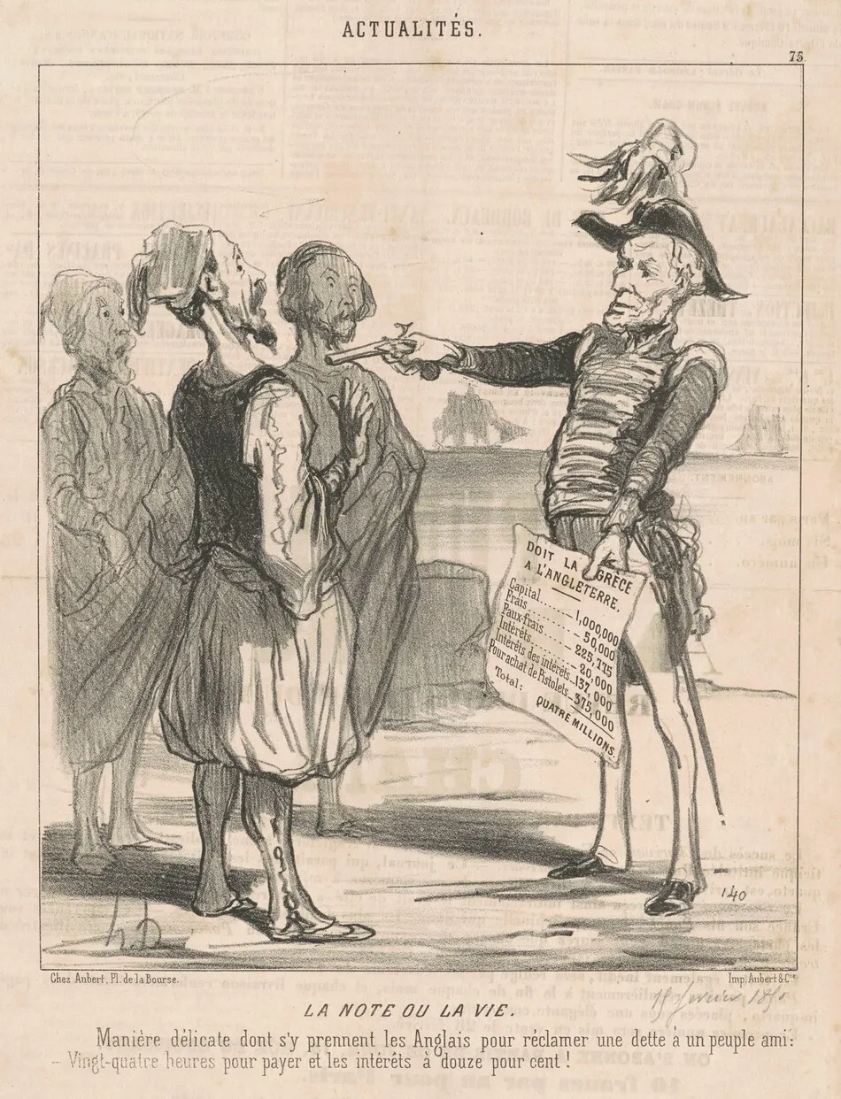 La note ou la vie by Honoré Daumier