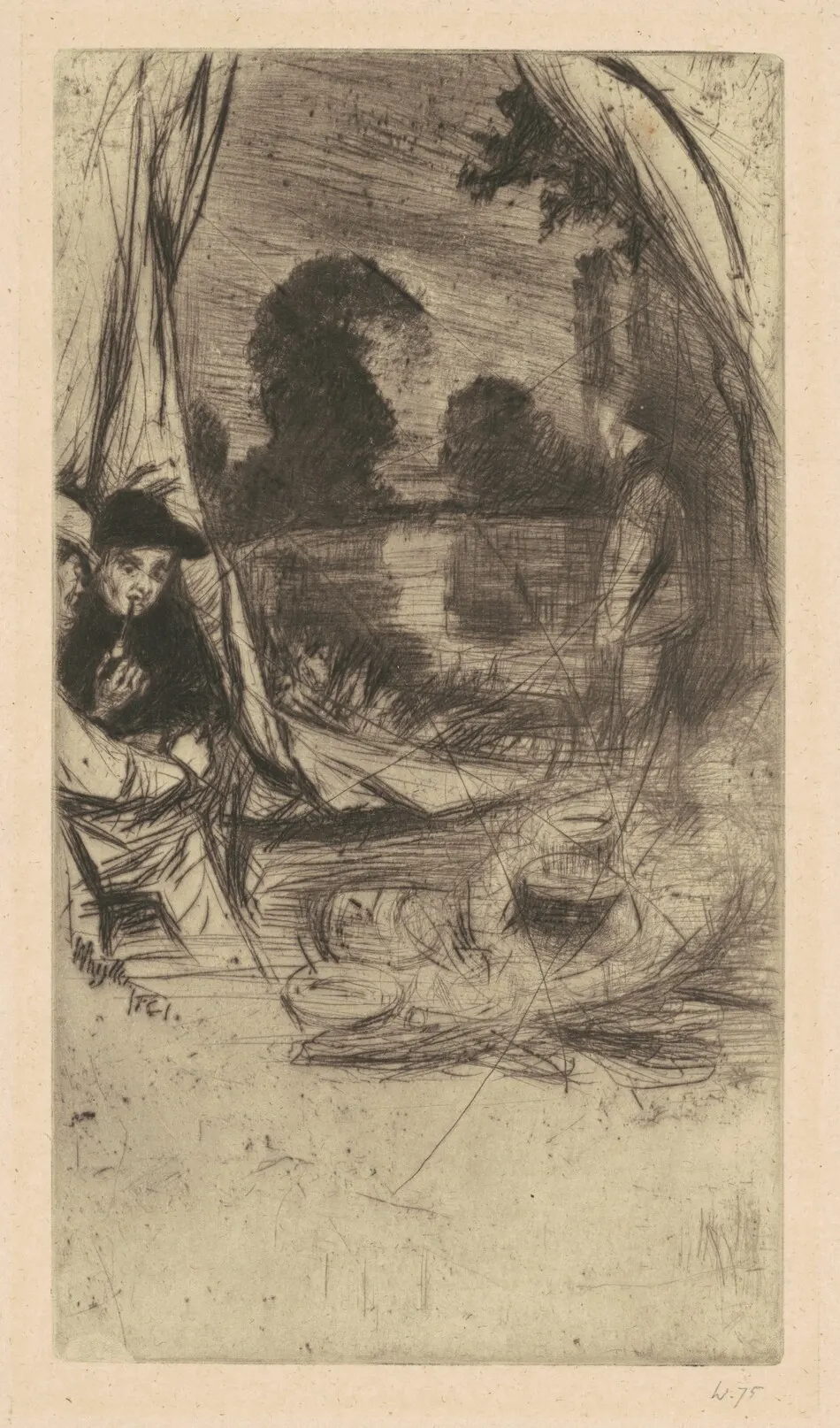 The Camp by James McNeill Whistler