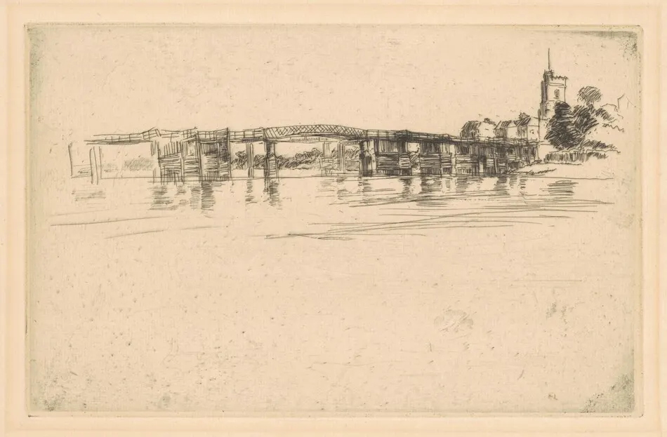 The Little Putney, No. 1 by James McNeill Whistler
