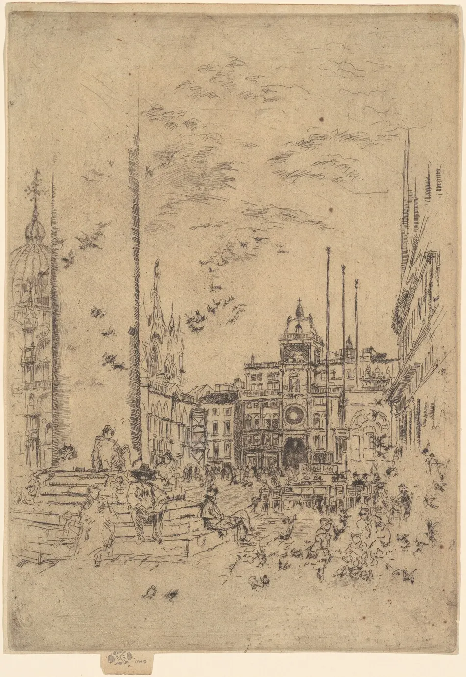 The Piazzetta by James McNeill Whistler