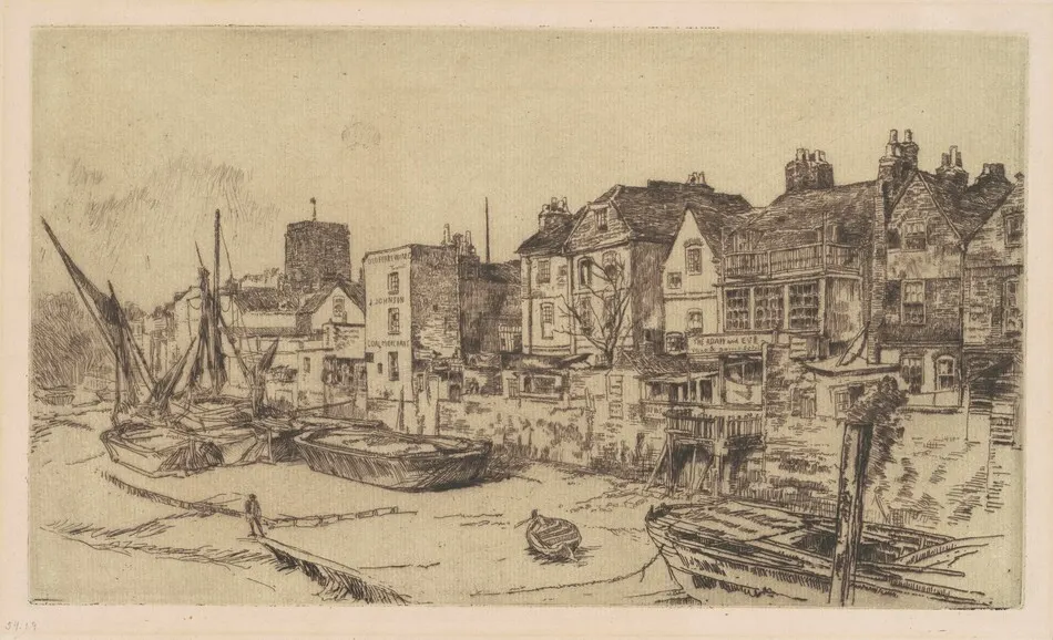 The 'Adam and Eve', Old Chelsea by James McNeill Whistler