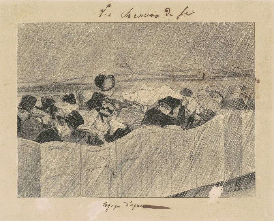 Un Voyage d'Agrément de Paris a Orléons by Daumier, Honoré