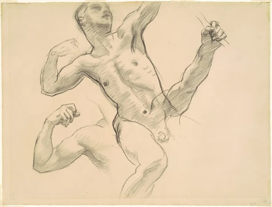 Studies of Achilles for "Chiron and Achilles" by John Singer Sargent