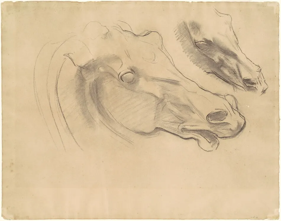 Studies for "Apollo in His Chariot with the Hours" by John Singer Sargent