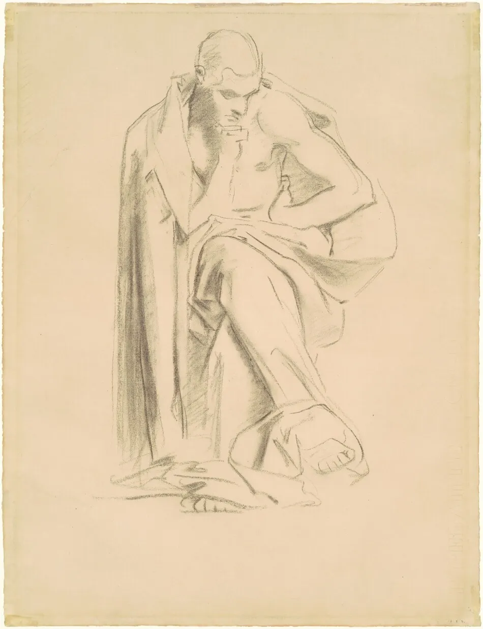 Study for "Philosophy" by John Singer Sargent