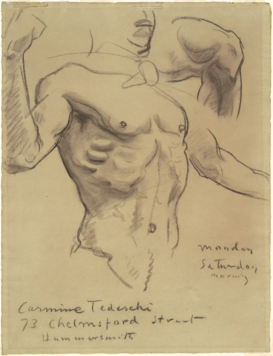 Study of the Resurrection for "Fifteen Mysteries of the Rosary" by John Singer Sargent