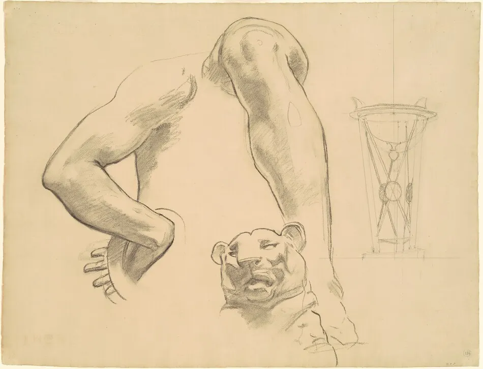 Studies for "Classic and Romantic Art" by John Singer Sargent
