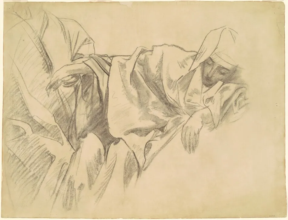 Study of the Crucifixion for "Fifteen Mysteries of the Rosary" by John Singer Sargent