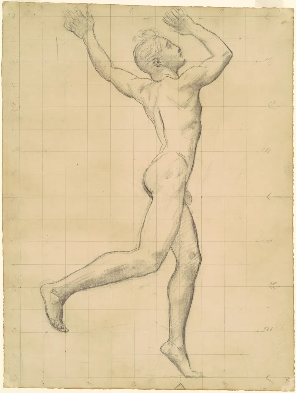 Study of Apollo for "Apollo and Daphne" by John Singer Sargent