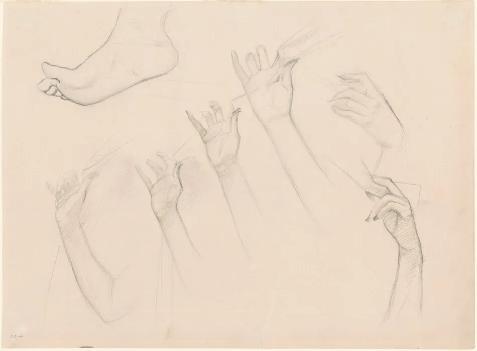 Studies for "Fumee d'Ambre Gris" by John Singer Sargent