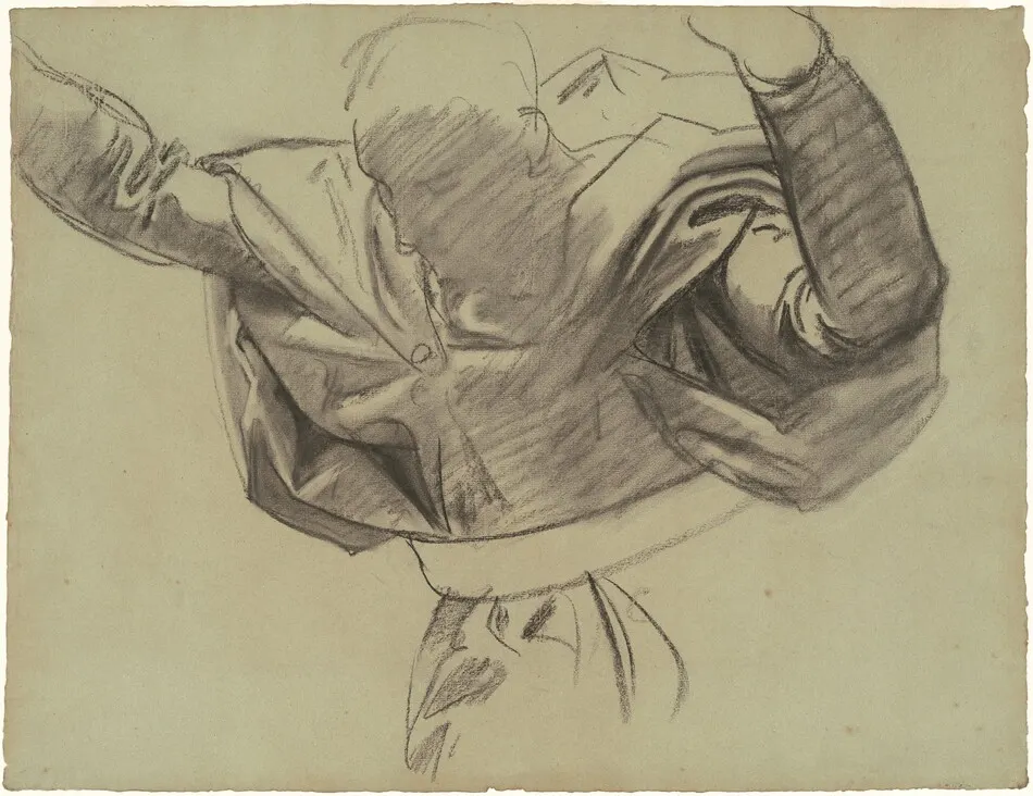 Study for "Handmaid of the Lord" by John Singer Sargent