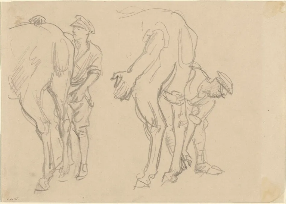 Studies for "Scots Grey" by John Singer Sargent