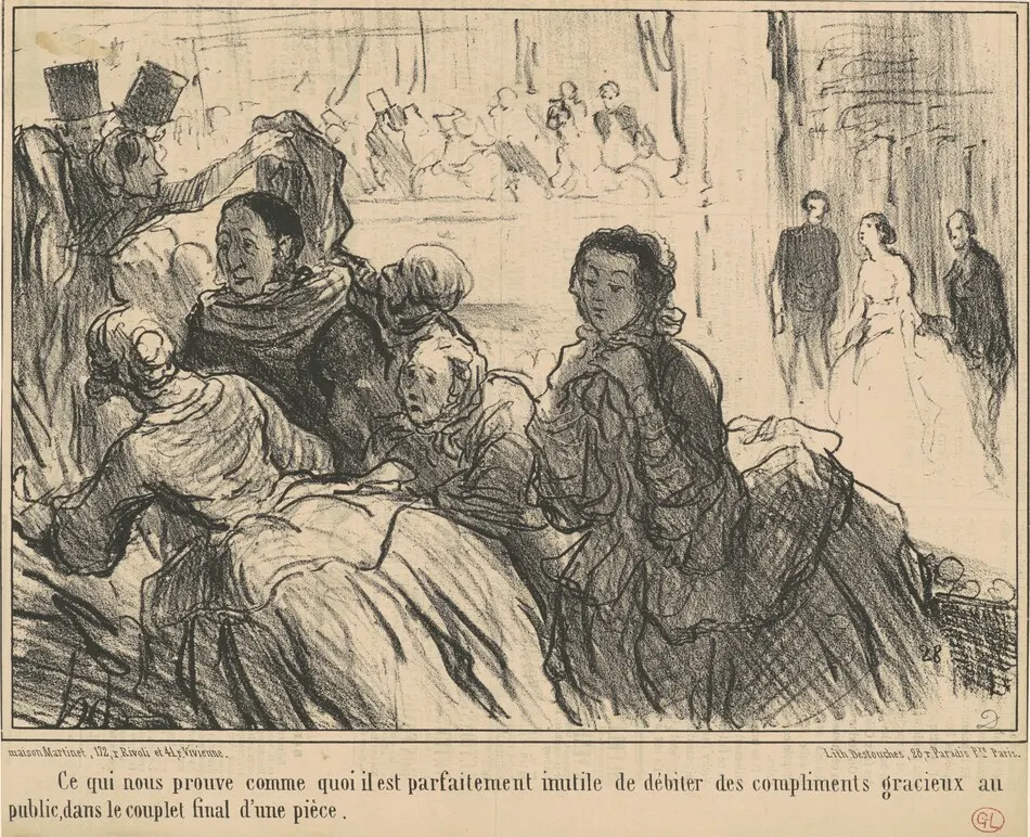 Ce qui nous prouve comme quoi il est ... inutile ... by Honoré Daumier