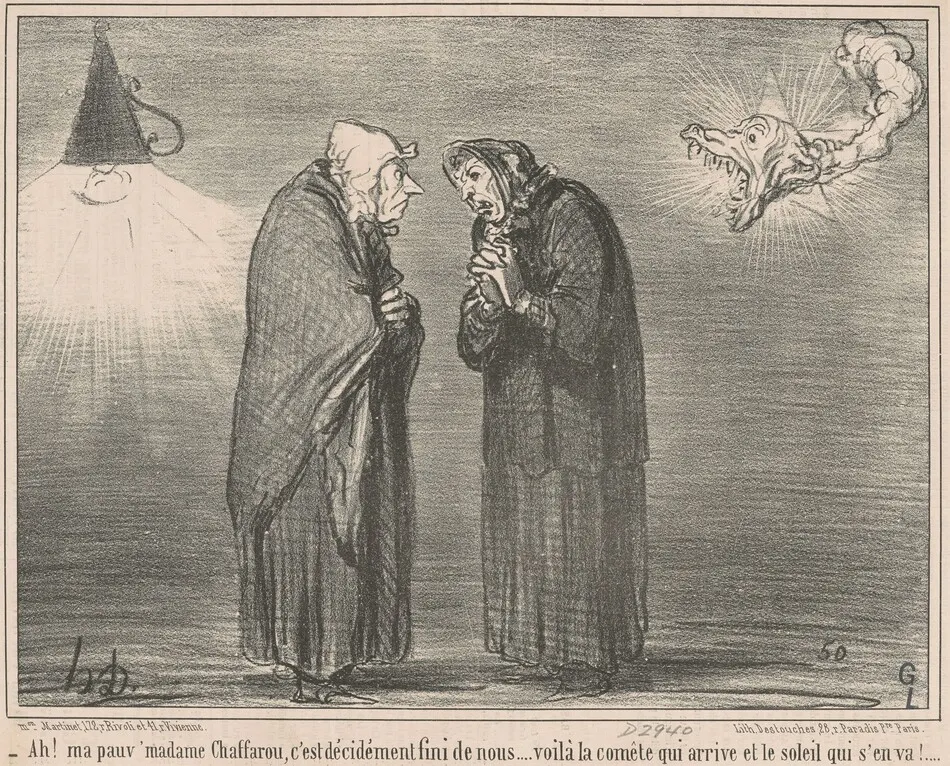 Ah! Ma pauv' Madame Chaffarou ... by Honoré Daumier