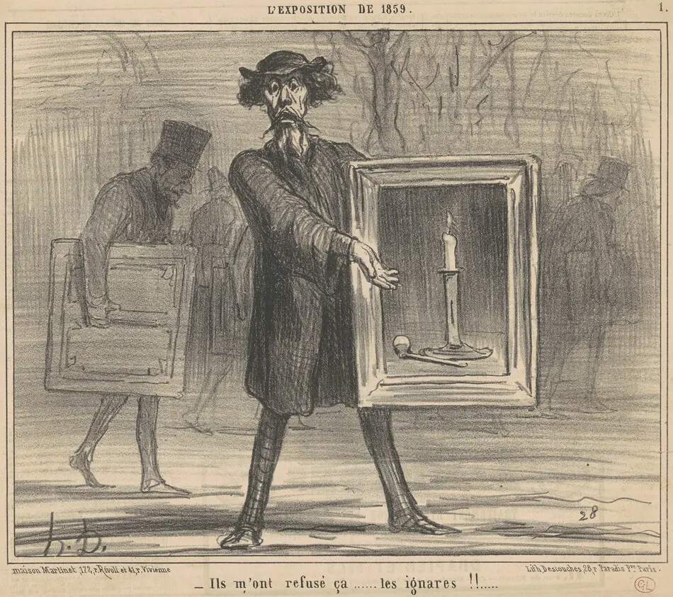 Ils m'ont refusé ca ... by Honoré Daumier