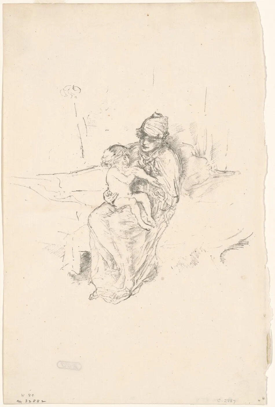 Mother and Child, No. 1 by James McNeill Whistler