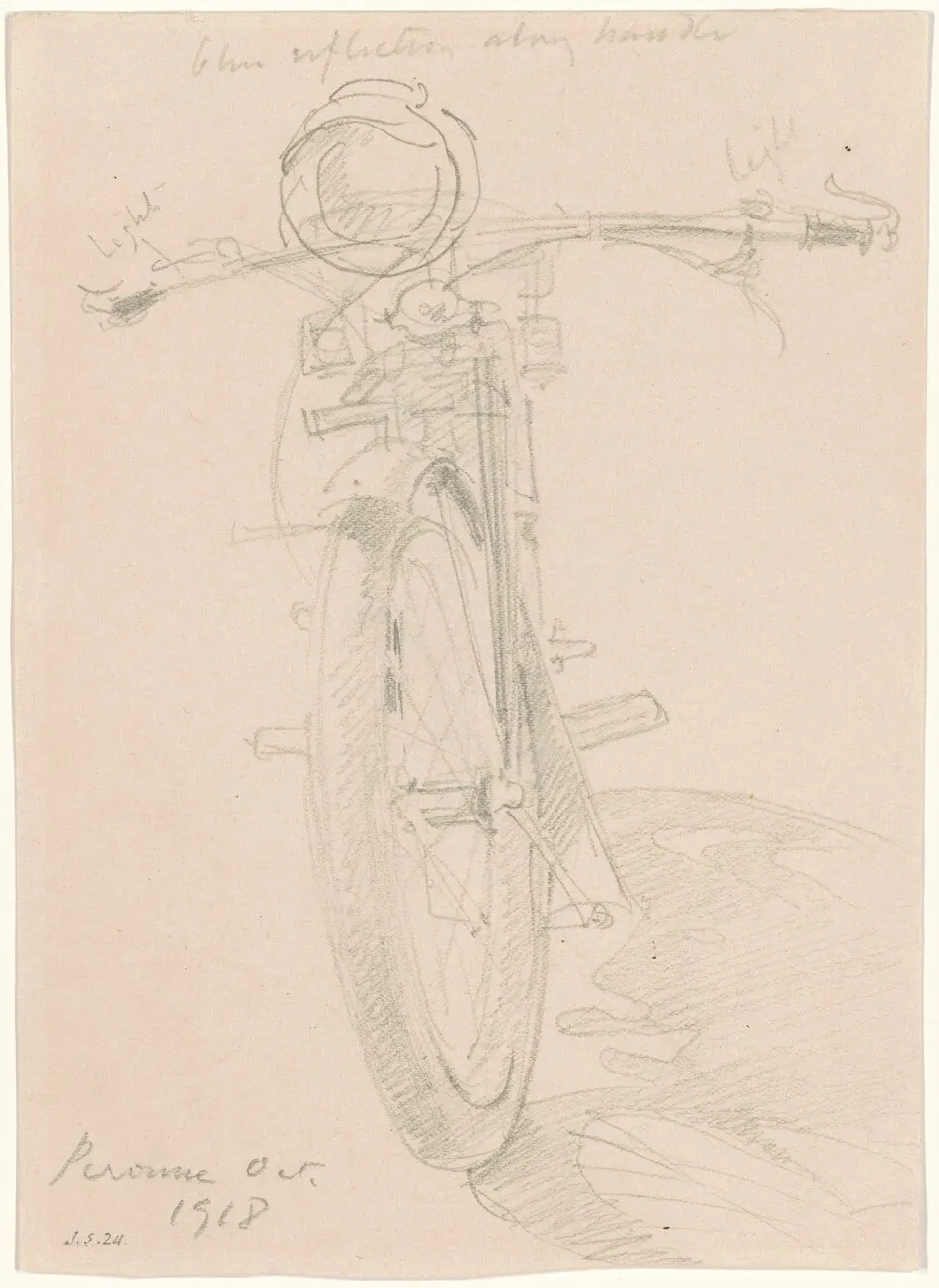Motorcycle [recto] by John Singer Sargent