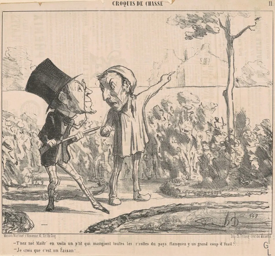 T'nez not' maitr' en voila un p'tit ... by Daumier, Honoré
