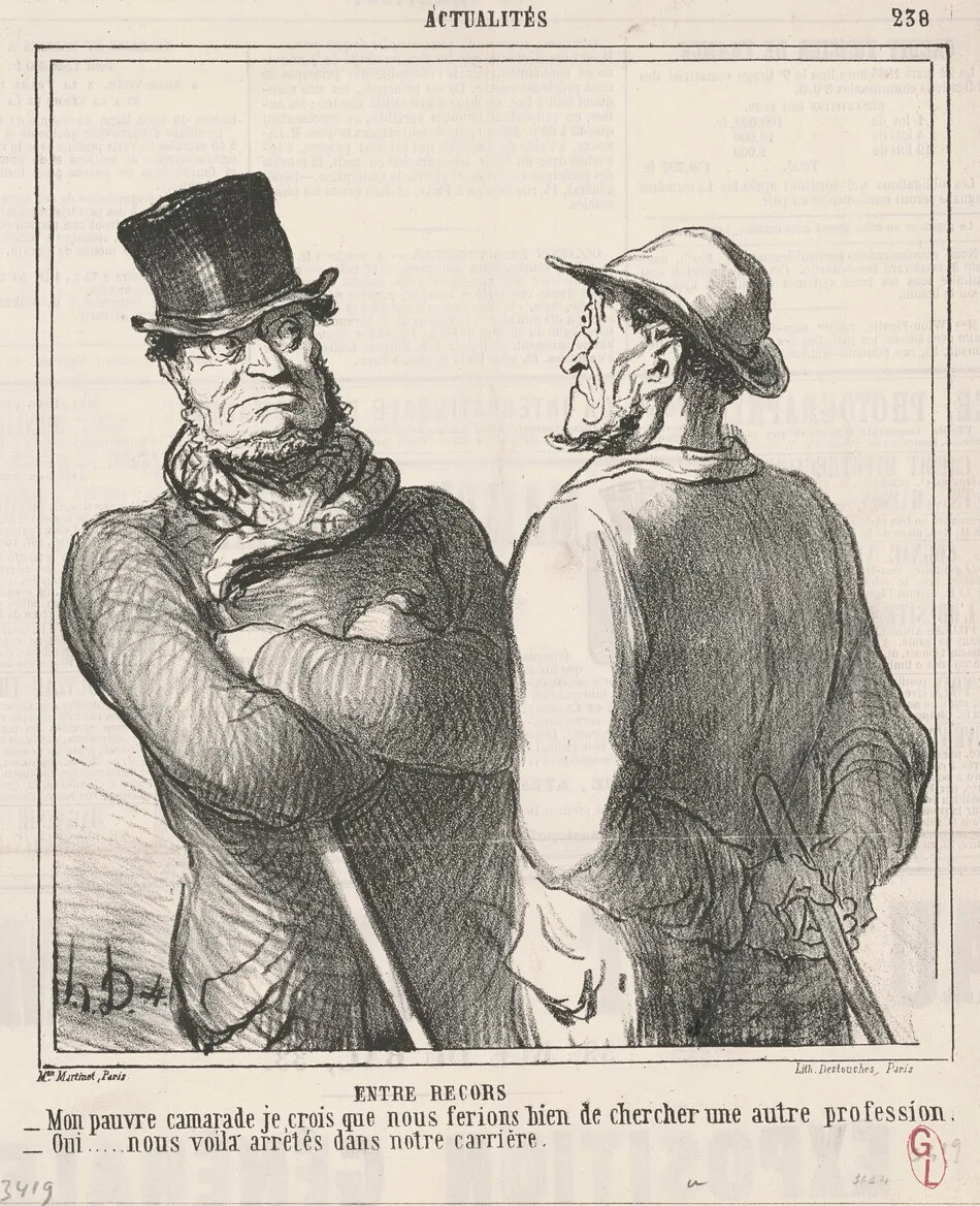 Entre recors by Honoré Daumier