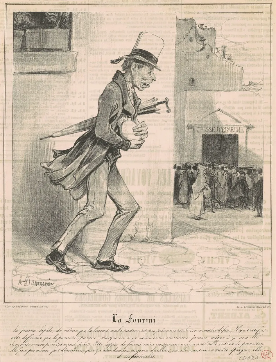 La fourmi by Honoré Daumier
