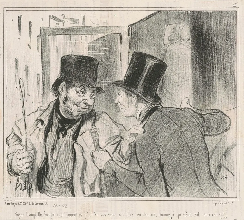 Soyez tranquille bourgeois, on connait by Daumier, Honoré