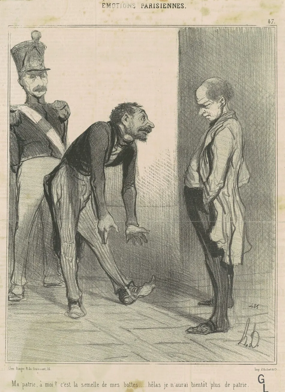 Ma patrie, a moi?... by Honoré Daumier