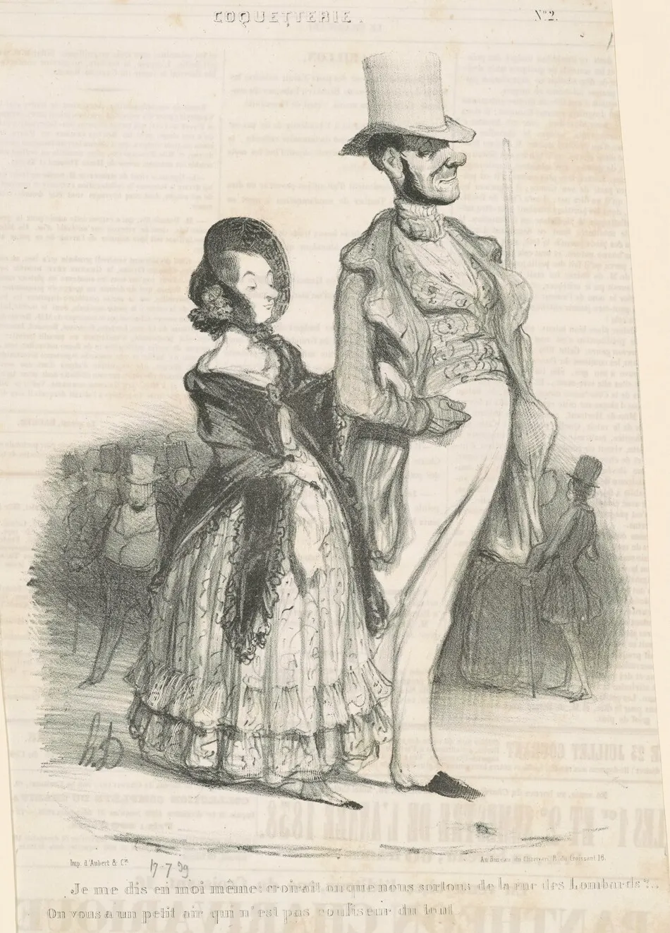 Je me dis en moi-même by Honoré Daumier