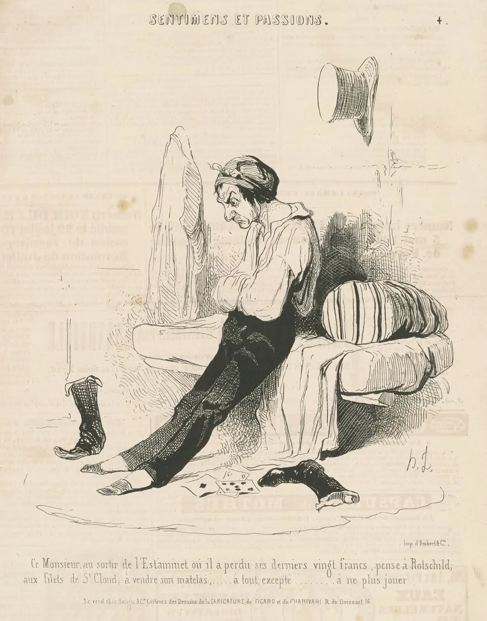 Ce monsieur, au sortier de l'estaminet ... by Honoré Daumier