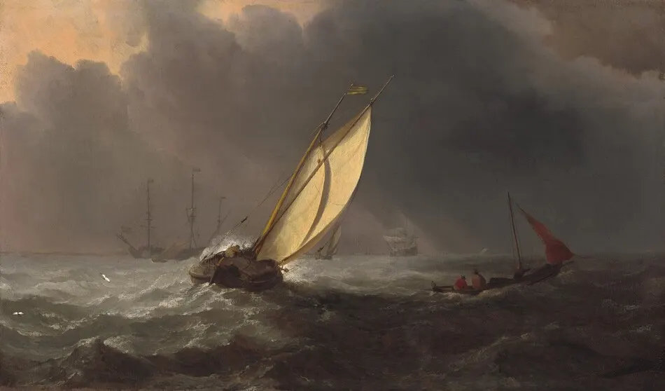 After the Storm by Willem van de Velde the Younger