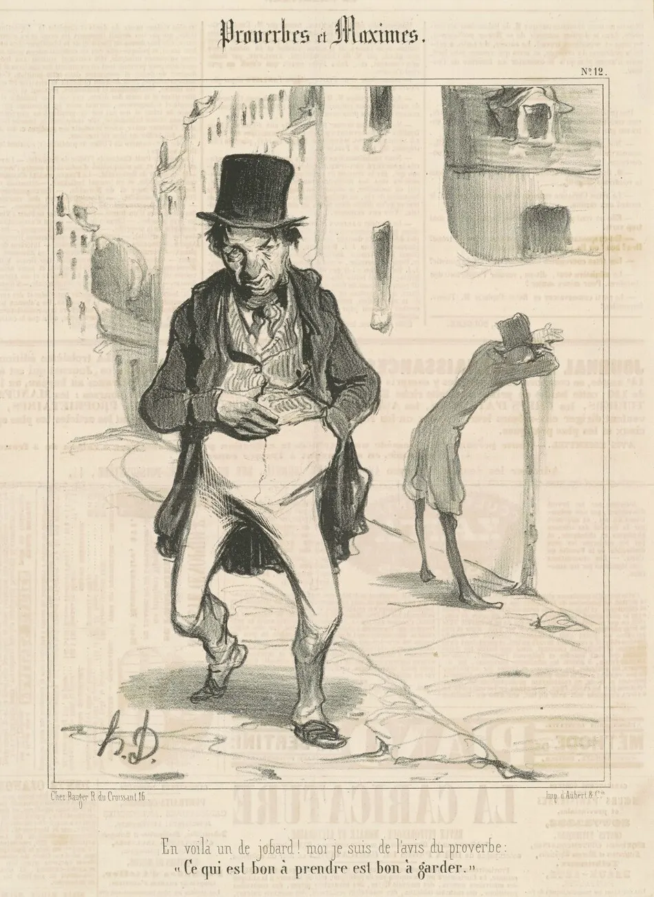 En voila un de jobard! ... by Honoré Daumier
