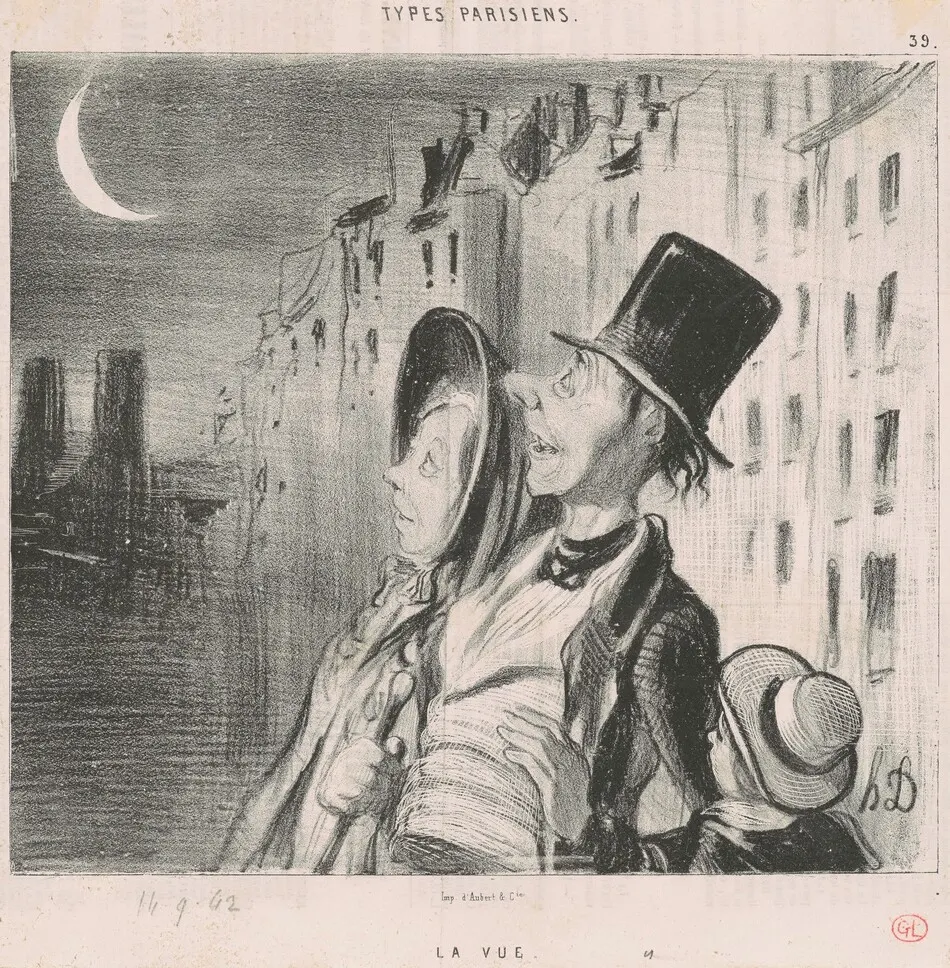La Vue by Honoré Daumier