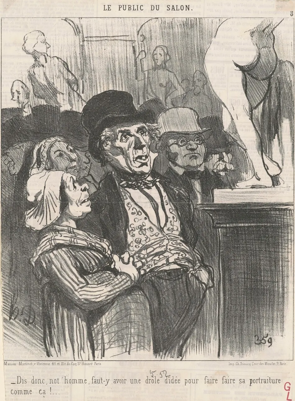 Dis donc, not'homme, faut-y ... by Honoré Daumier