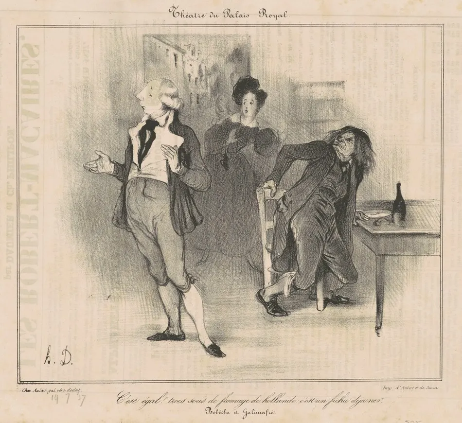 Théatre de palais royal... by Daumier, Honoré