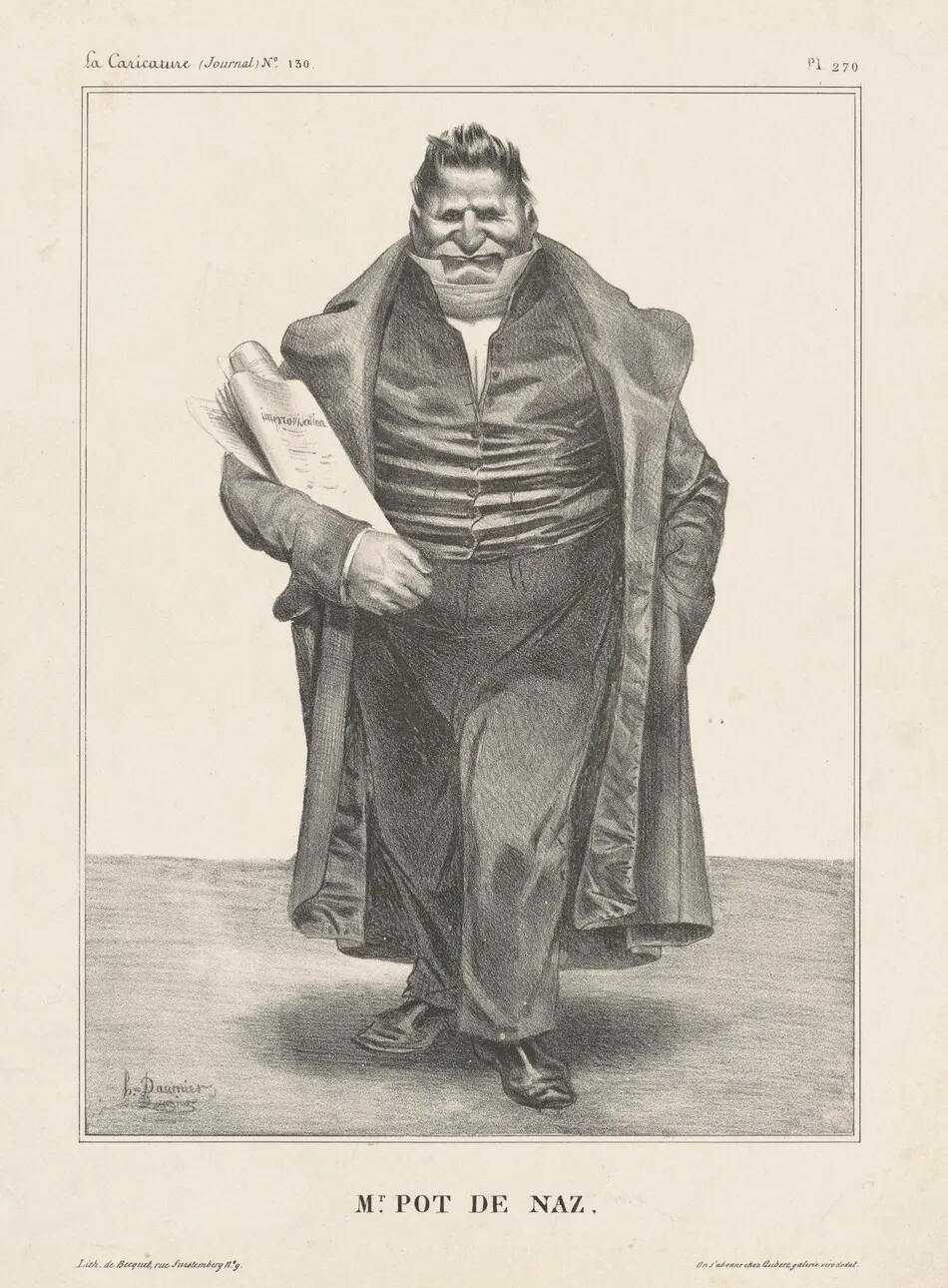 Mr. Pot de Noz. by Honoré Daumier