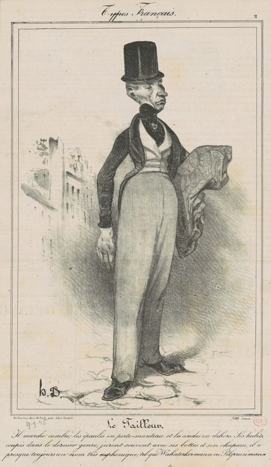 Le Tailleur by Honoré Daumier