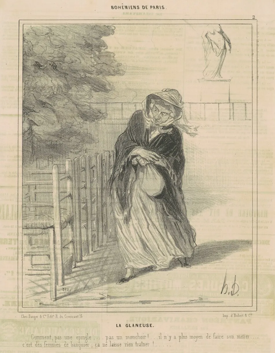 La Glaneuse by Honoré Daumier